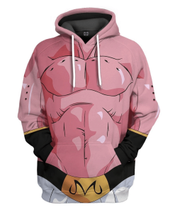 Gearhumans Gearhuman 3D Super Buu Majin Boo Dragon Ball Tshirt Hoodie Apparel GV15032 3D Apparel Hoodie S