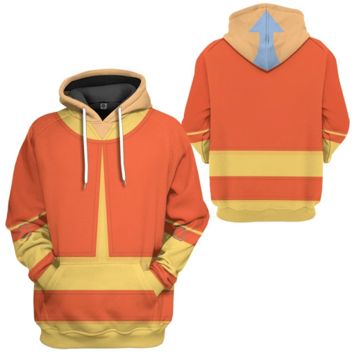 Gearhumans 3D Aang Avatar The Last Airbender Tshirt Hoodie Apparel 5 Gearhuman 3D Aang Avatar The Last Airbender Tshirt Hoodie Apparel GV08032 3D Apparel