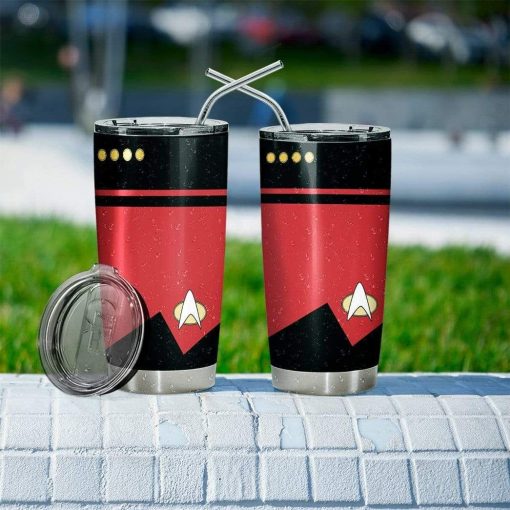 Gearhumans Gearhuman 3D Star Trek Custom Design Vacuum Insulated Tumbler GL080842 Tumbler