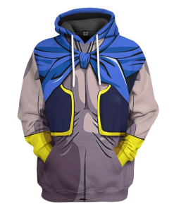 Gearhumans Gearhuman 3D Evil Buu Majin Boo Dragon Ball Tshirt Hoodie Apparel GV15036 3D Apparel Hoodie S