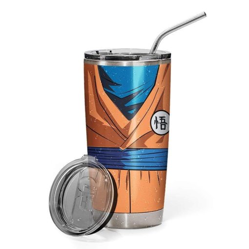 Gearhumans Gearhuman 3D Son Goku Custom Design Vacuum Insulated Tumbler GV260511 Tumbler 20oz