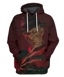 Gearhuman 3D Halloween Kills Freddy Krueger Custom Hoodie Apparel GL20083 3D Custom Fleece Hoodies Hoodie S