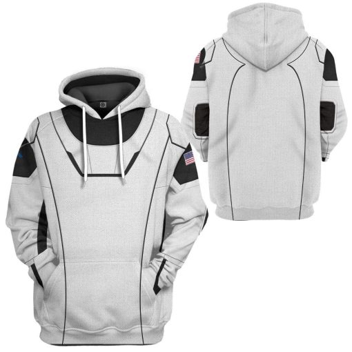 Gearhuman 3D Space Force Spacesuit Hoodie Apparel GV280512 3D Custom Fleece Hoodies