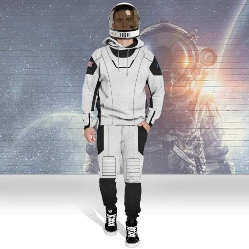 Gearhuman 3D Space Force Spacesuit Hoodie Apparel GV280512 3D Custom Fleece Hoodies