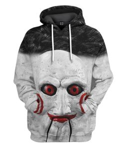 Gearhuman 3D Halloween Kills Saw Custom Hoodie Apparel GL20082 3D Custom Fleece Hoodies Hoodie S