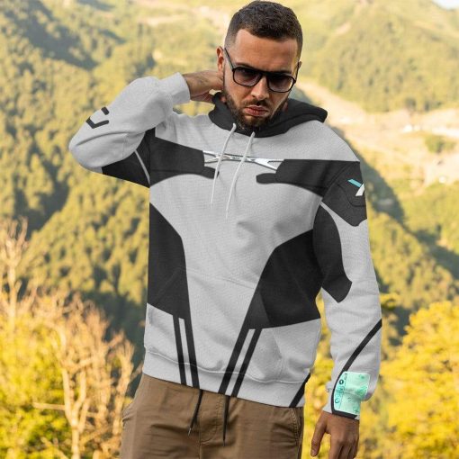 Gearhuman 3D SpaceX Spacesuit Custom Hoodie Apparel GW07061 3D Custom Fleece Hoodies