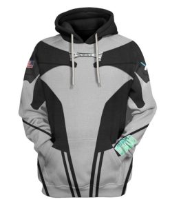 Gearhuman 3D SpaceX Spacesuit Custom Hoodie Apparel GW07061 3D Custom Fleece Hoodies Hoodie S