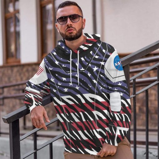 Gearhumans 3D America SpaceX Spacesuit Custom Hoodie Apparel 5 Gearhuman 3D America SpaceX Spacesuit Custom Hoodie Apparel GL10063 3D Custom Fleece Hoodies