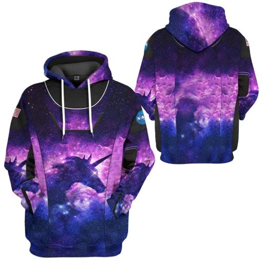 Gearhumans 3D Unicorn SpaceX Spacesuit Custom Hoodie Apparel 3 Gearhuman 3D Unicorn SpaceX Spacesuit Custom Hoodie Apparel GL10062 3D Custom Fleece Hoodies