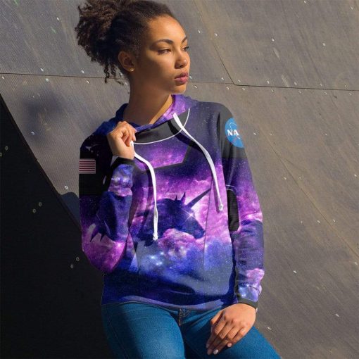 Gearhumans 3D Unicorn SpaceX Spacesuit Custom Hoodie Apparel 4 Gearhuman 3D Unicorn SpaceX Spacesuit Custom Hoodie Apparel GL10062 3D Custom Fleece Hoodies