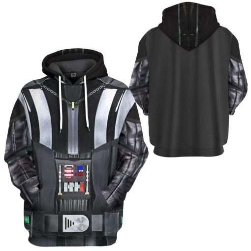 Gearhumans 3D Darth Vader Costume Custom Hoodie Apparel 3 Gearhuman 3D Darth Vader Costume Custom Hoodie Apparel GW20085 3D Custom Fleece Hoodies