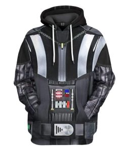Gearhuman 3D Darth Vader Costume Custom Hoodie Apparel GW20085 3D Custom Fleece Hoodies Hoodie S