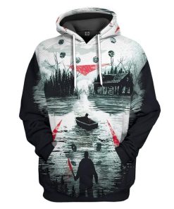 Gearhuman 3D Jason Voorhees Custom Hoodie Apparel GW18082 3D Custom Fleece Hoodies Hoodie S