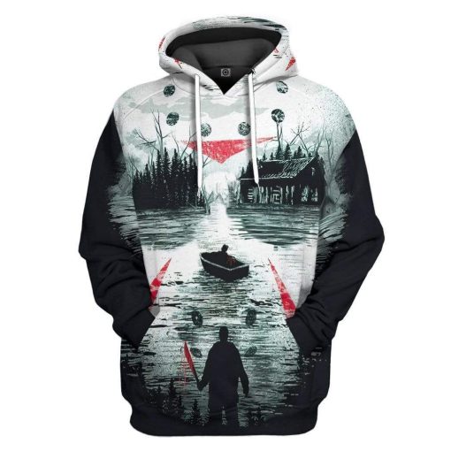 Gearhuman 3D Jason Voorhees Custom Hoodie Apparel GW18082 3D Custom Fleece Hoodies Hoodie S
