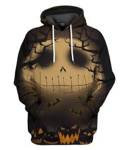 Gearhuman 3D Jack Pumpkin Halloween Custom Hoodie Apparel GV20082 3D Custom Fleece Hoodies Hoodie S