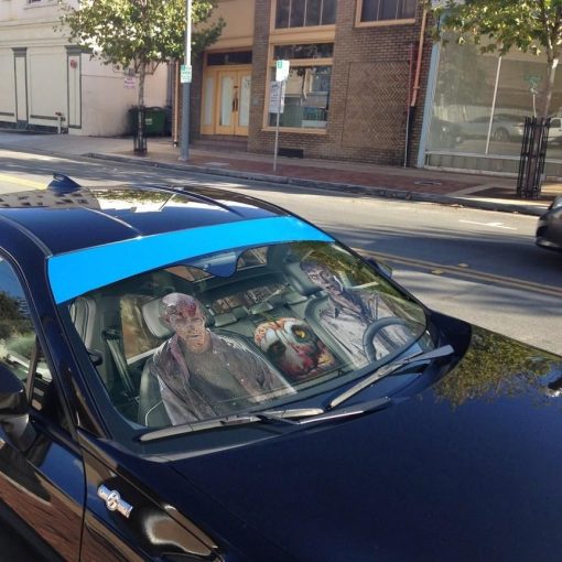 Gearhuman 3D Halloween Zombie Custom Car Auto Sunshade GL24085 Auto Sunshade