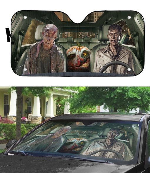 Gearhuman 3D Halloween Zombie Custom Car Auto Sunshade GL24085 Auto Sunshade