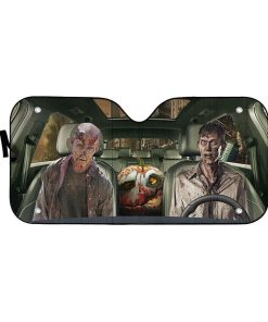 Gearhuman 3D Halloween Zombie Custom Car Auto Sunshade GL24085 Auto Sunshade 57''x27.5''