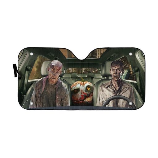 Gearhuman 3D Halloween Zombie Custom Car Auto Sunshade GL24085 Auto Sunshade 57''x27.5''
