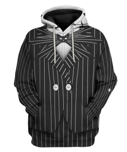 Gearhuman 3D Jack Skellington Halloween Cosplay Custom Hoodie Apparel GV21084 3D Custom Fleece Hoodies Hoodie S