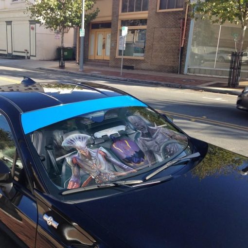 Gearhuman 3D Halloween Demon Custom Car Auto Sunshade GL24087 Auto Sunshade