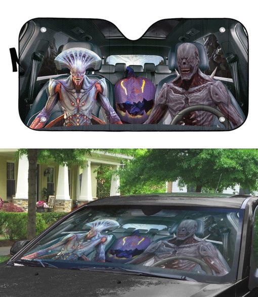 Gearhuman 3D Halloween Demon Custom Car Auto Sunshade GL24087 Auto Sunshade