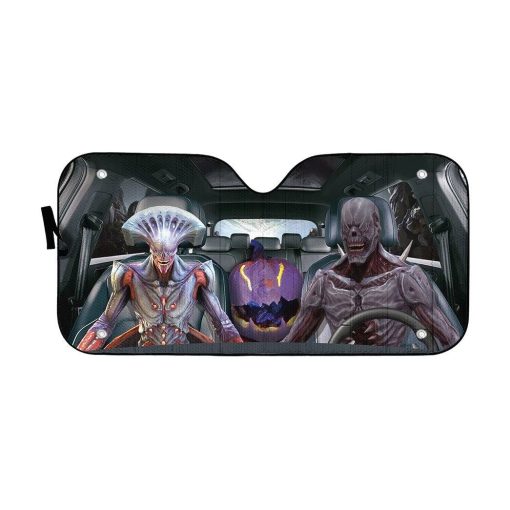 Gearhuman 3D Halloween Demon Custom Car Auto Sunshade GL24087 Auto Sunshade 57''x27.5''