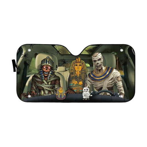 Gearhuman 3D Halloween Mummy Custom Car Auto Sunshade GL24089 Auto Sunshade 57''x27.5''