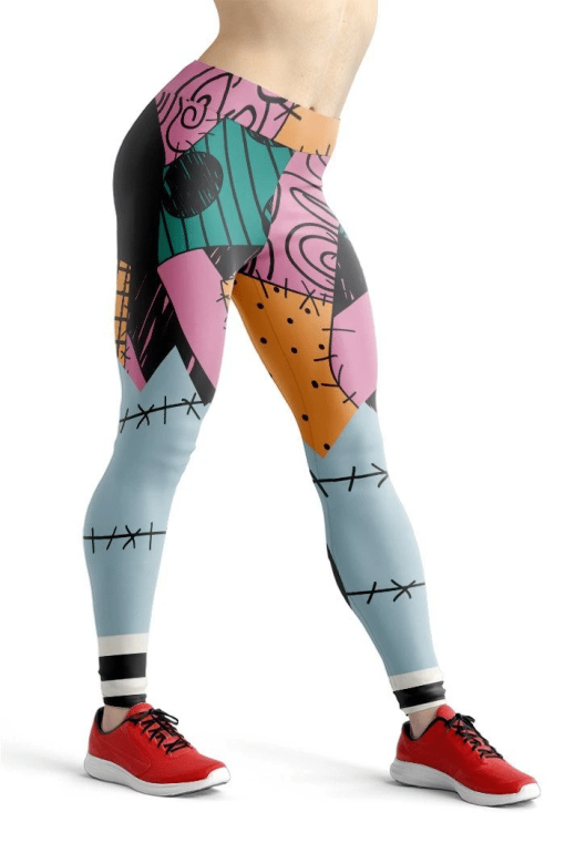 Gearhuman 3D Sally The Nightmare Before Christmas Halloween Custom Legging GV21082 Leggings Leggings S