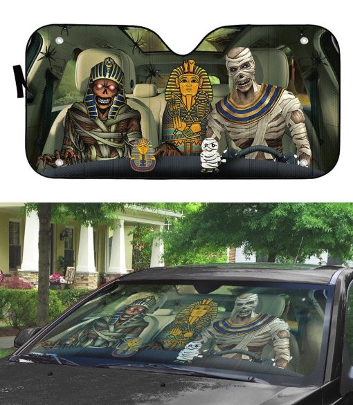Gearhuman 3D Halloween Mummy Custom Car Auto Sunshade GL24089 Auto Sunshade