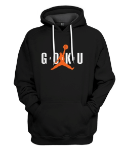 Gearhuman 3D Air Goku Custom Hoodie Apparel GN26089 3D Custom Fleece Hoodies Hoodie S