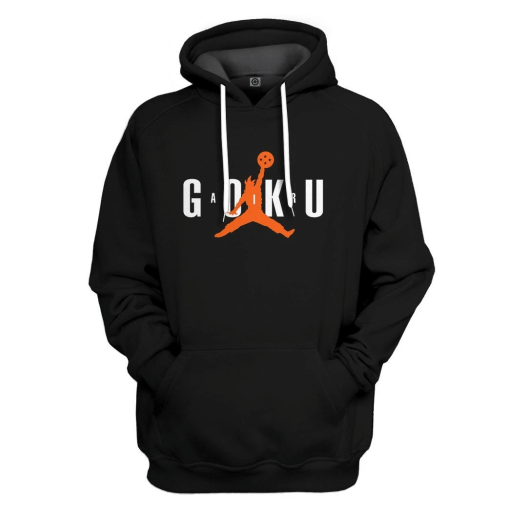 Gearhuman 3D Air Goku Custom Hoodie Apparel GN26089 3D Custom Fleece Hoodies Hoodie S