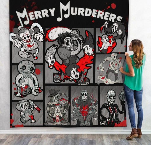 Gearhuman 3D Merry Murderers Custom Quilt Blanket GW26085 Quilt Quilt Twins