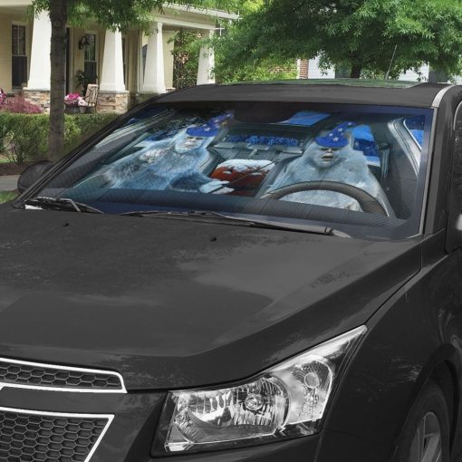 Gearhuman 3D Halloween Yeti Custom Car Auto Sunshade GL24083 Auto Sunshade