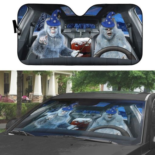 Gearhuman 3D Halloween Yeti Custom Car Auto Sunshade GL24083 Auto Sunshade