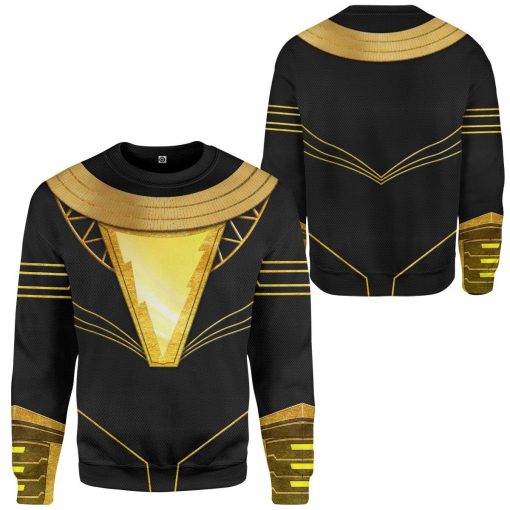 Gearhuman 3D DC Black Adam Costume Custom Sweatshirt Apparel GW24083 Sweatshirt