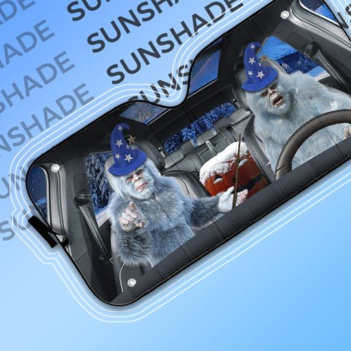 Gearhuman 3D Halloween Yeti Custom Car Auto Sunshade GL24083 Auto Sunshade