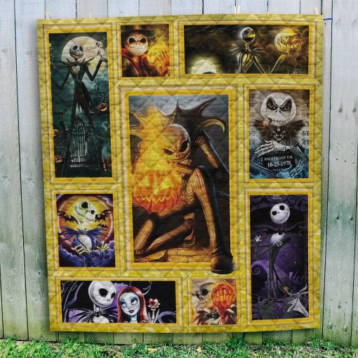 Gearhuman 3D Jack Skellington Halloween The Nightmare Before Christmas Custom Quilt GV20087 Quilt