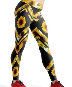 Gearhuman 3D Hippie Sunflower Custom Legging GV04094 Leggings Leggings S