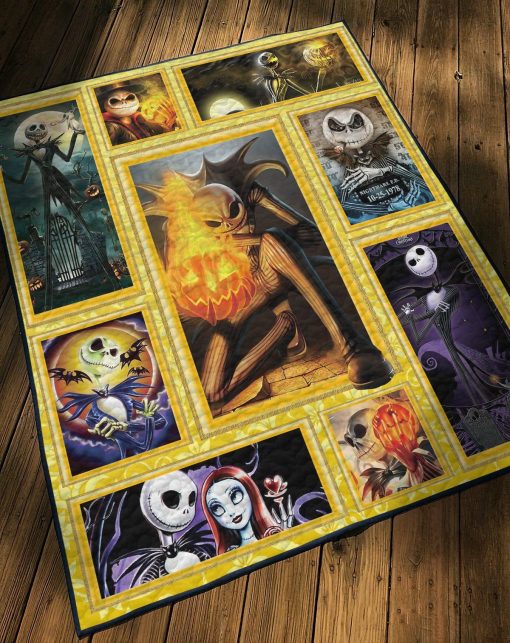 Gearhuman 3D Jack Skellington Halloween The Nightmare Before Christmas Custom Quilt GV20087 Quilt