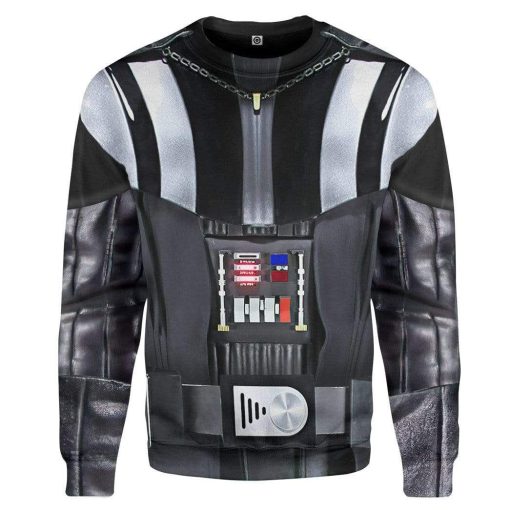 Gearhumans 3D Darth Vader Costume Custom Hoodie Apparel 6 Gearhuman 3D Darth Vader Costume Custom Sweatshirt Apparel GW20085 Sweatshirt Sweatshirt S