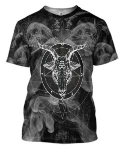 Gearhuman 3D Satanic Not Today Jesus Custom Tshirt Apparel GW30094 3D T-shirt T-Shirt S