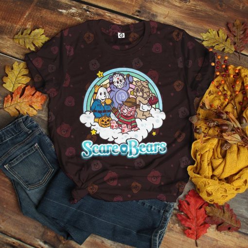 Gearhumans 3D Care Bears Halloween Tshirt Apparel 5 Gearhuman 3D Care Bears Halloween Tshirt Apparel GJ23094 3D T-shirt