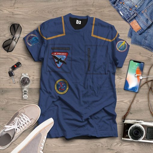 Gearhuman 3D Star Trek Jonathan Archer Custom Tshirt Apparel GW21095 3D T-shirt