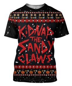 Gearhuman 3D Kidnap The Sandy Claws Ugly Custom Tshirt Apparel GN14091 3D T-shirt T-Shirt S