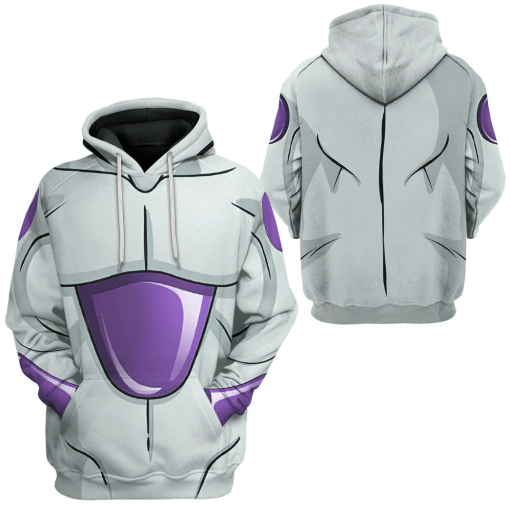 Gearhuman 3D Frieza Dragon Ball Custom Hoodie Apparel GV24094 3D Apparel