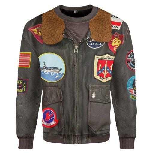 Gearhumans 3D Top Gun Maverick Custom Hoodie Apparel 4 Gearhuman 3D Top Gun Maverick Custom Sweatshirt Apparel GN16094 Sweatshirt Sweatshirt S