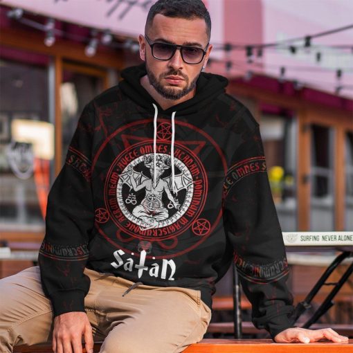 Gearhuman 3D Sigil Of Baphomet Custom Hoodie Apparel GW21093 3D Apparel