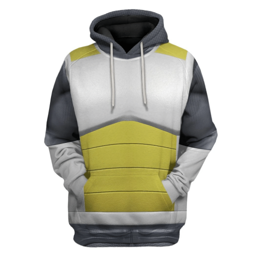 Gearhuman 3D Vegeta Saiyan Battle Armor Dragon Ball Super Custom Hoodie Apparel GV210918 3D Apparel Hoodie S