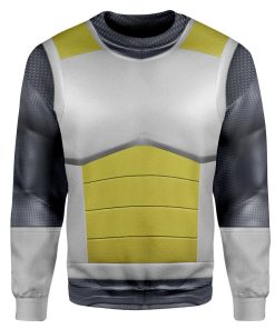 Gearhuman 3D Vegeta Saiyan Battle Armor Dragon Ball Super Custom Sweatshirt Apparel GV210918 Sweatshirt Sweatshirt S